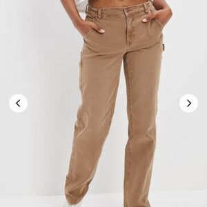 AE Stretch High-Waisted Straight Leg Carpenter Cargo Pant